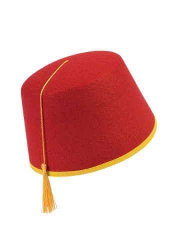 Adult Red Fez Hat