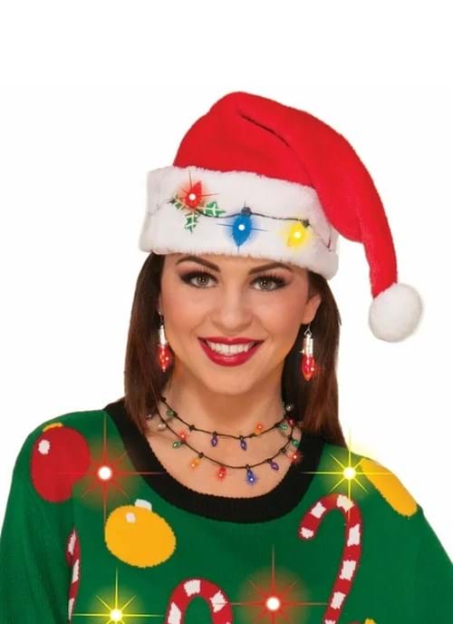 Buy Christmas Lights Necklace 7 Pack LED Bulb Necklace Flashing String Lights  Necklace Decoration Light Up Toys Glow In The Dark Party Favors for Kids 6  Flash Modes(Batteries Included) Online at Low