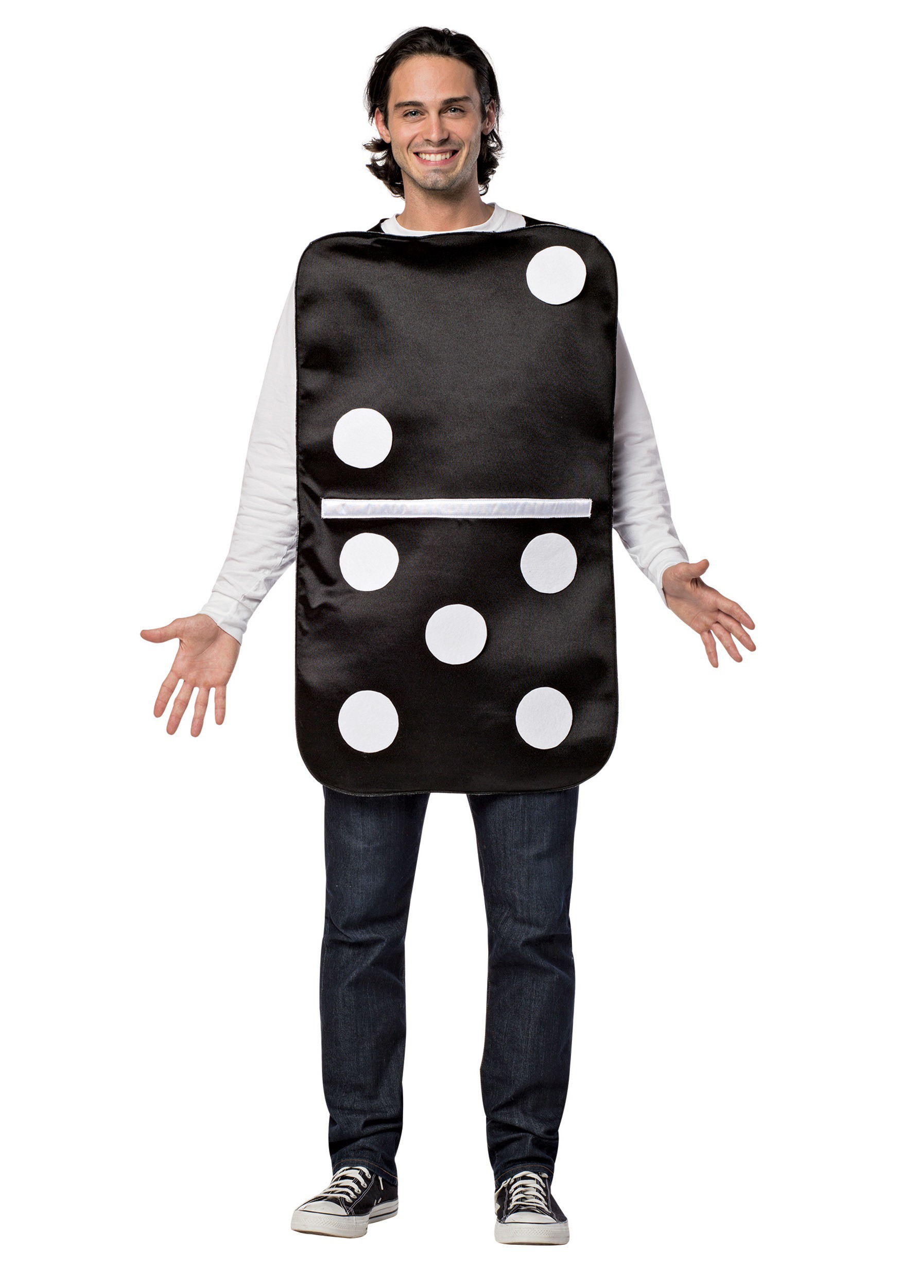 Adult Domino Halloween Fancy Dress Costume , Tabletop Games Fancy Dress Costumes