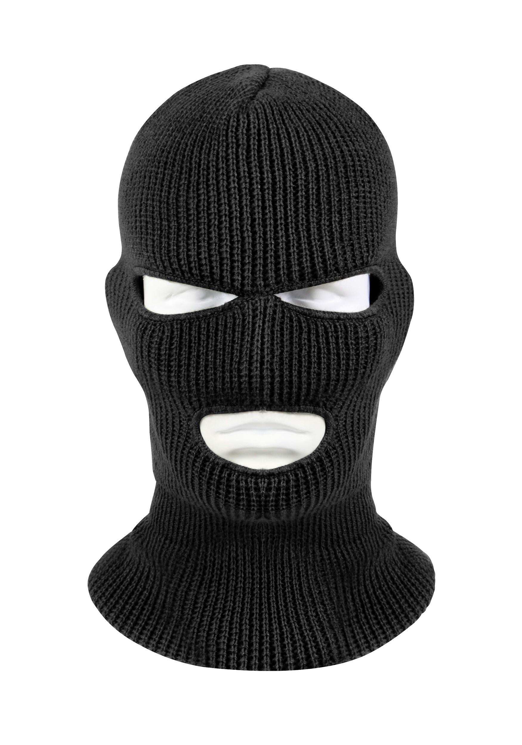 Adult Black 3-Hole Face Mask , Face Mask Accessory