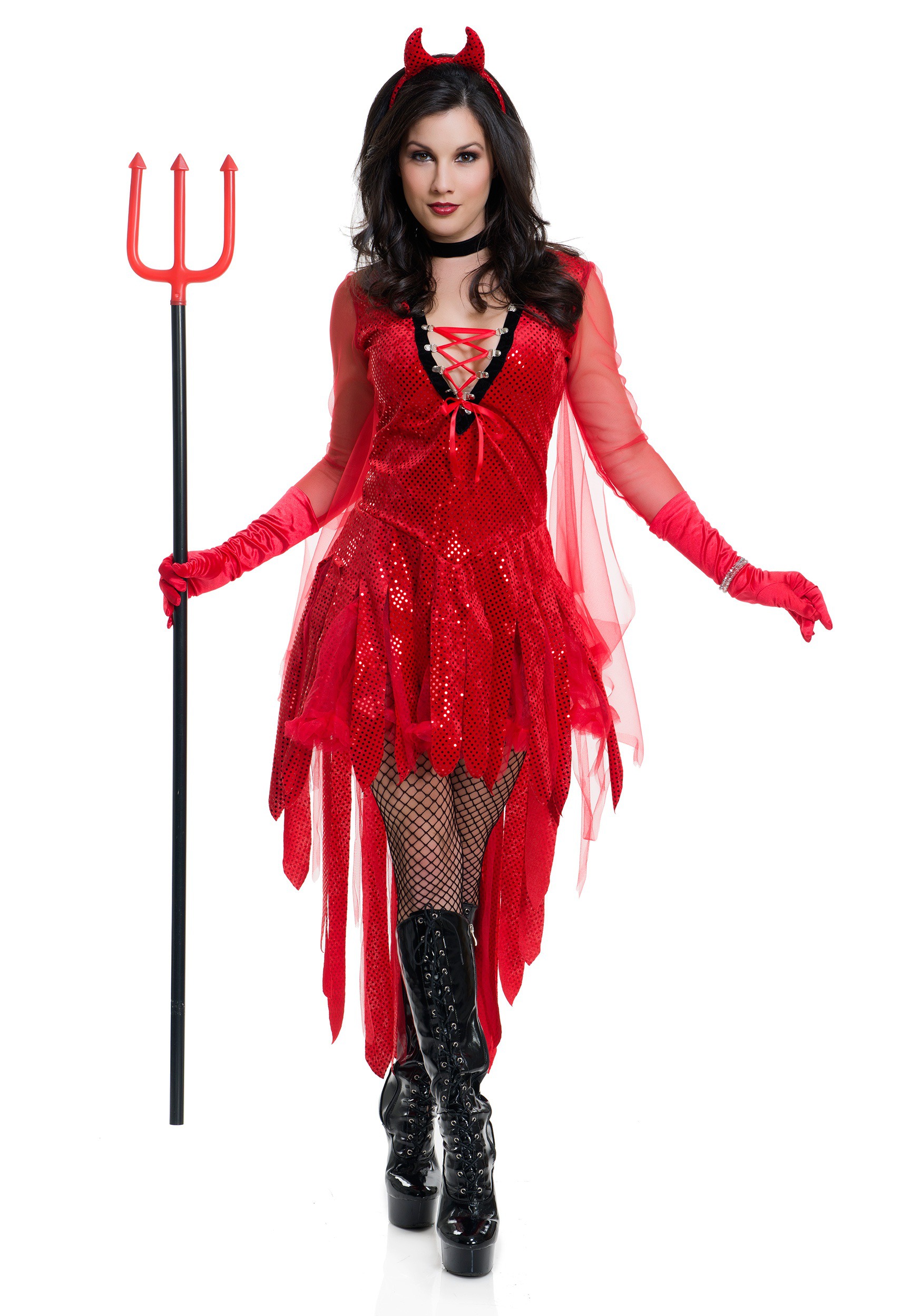 Women's Sizzling Devil Fancy Dress Costume