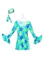 Plus Size 70s Wild Flower Retro Dress Costume
