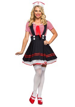 Women's Retro Sailor Girl Costume