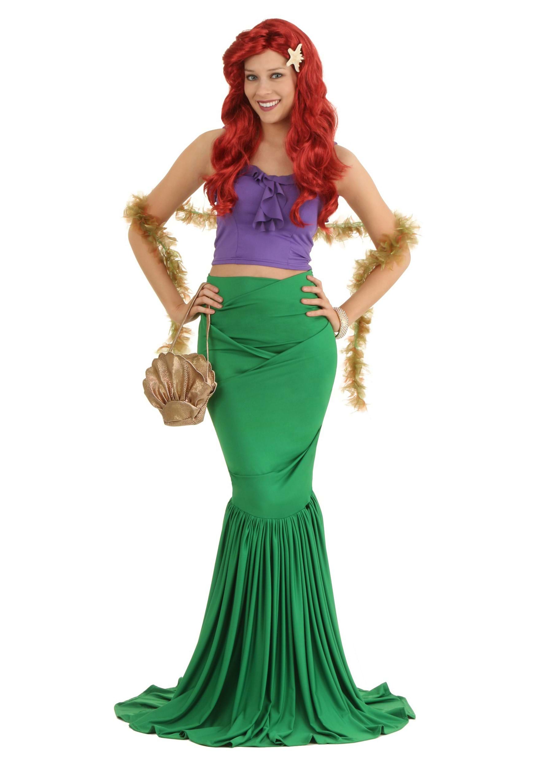 Adult Mermaid Fancy Dress Costume