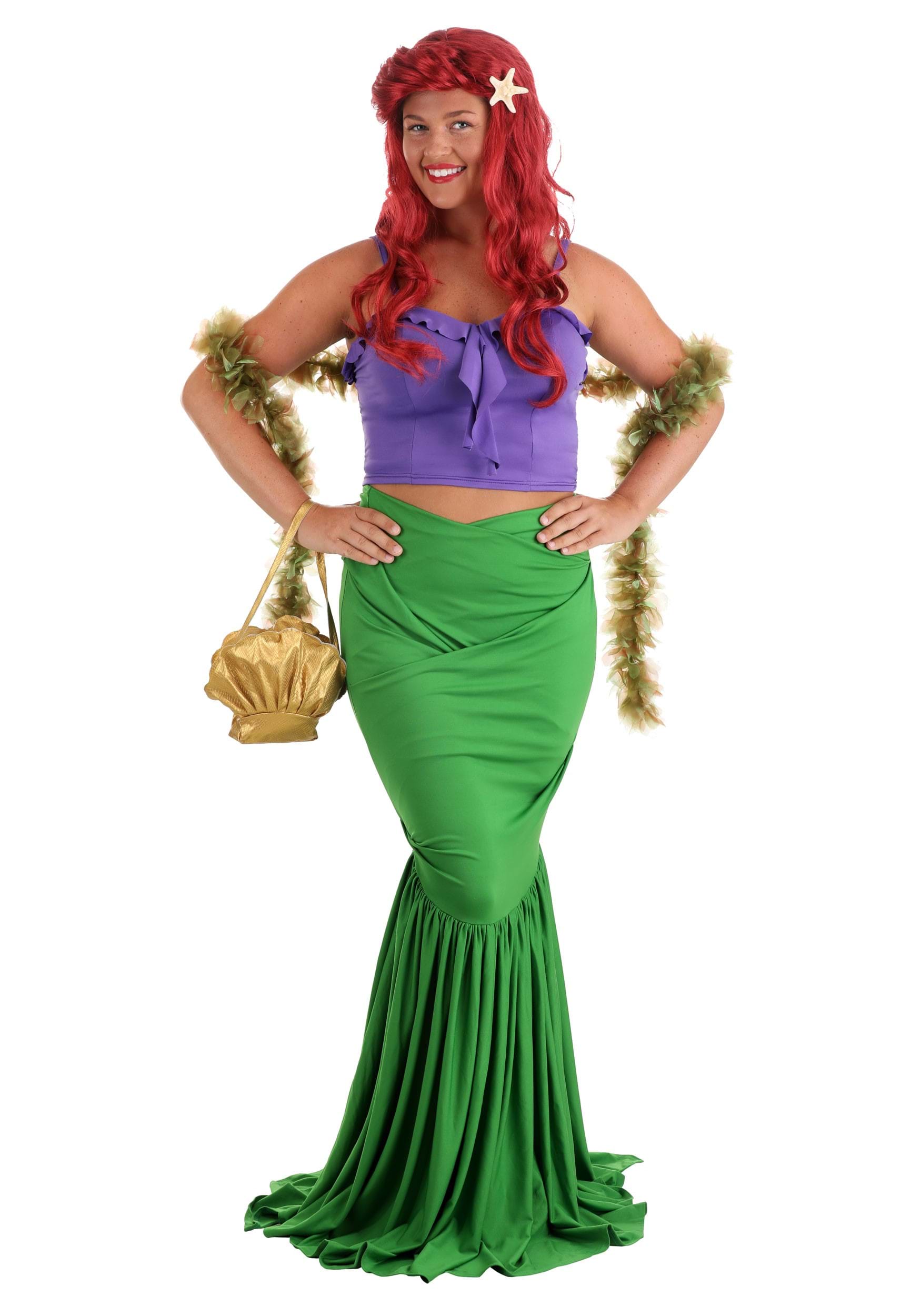 Adult Mermaid Fancy Dress Costume