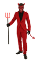 Adult Red Suit Devil Costume-Update