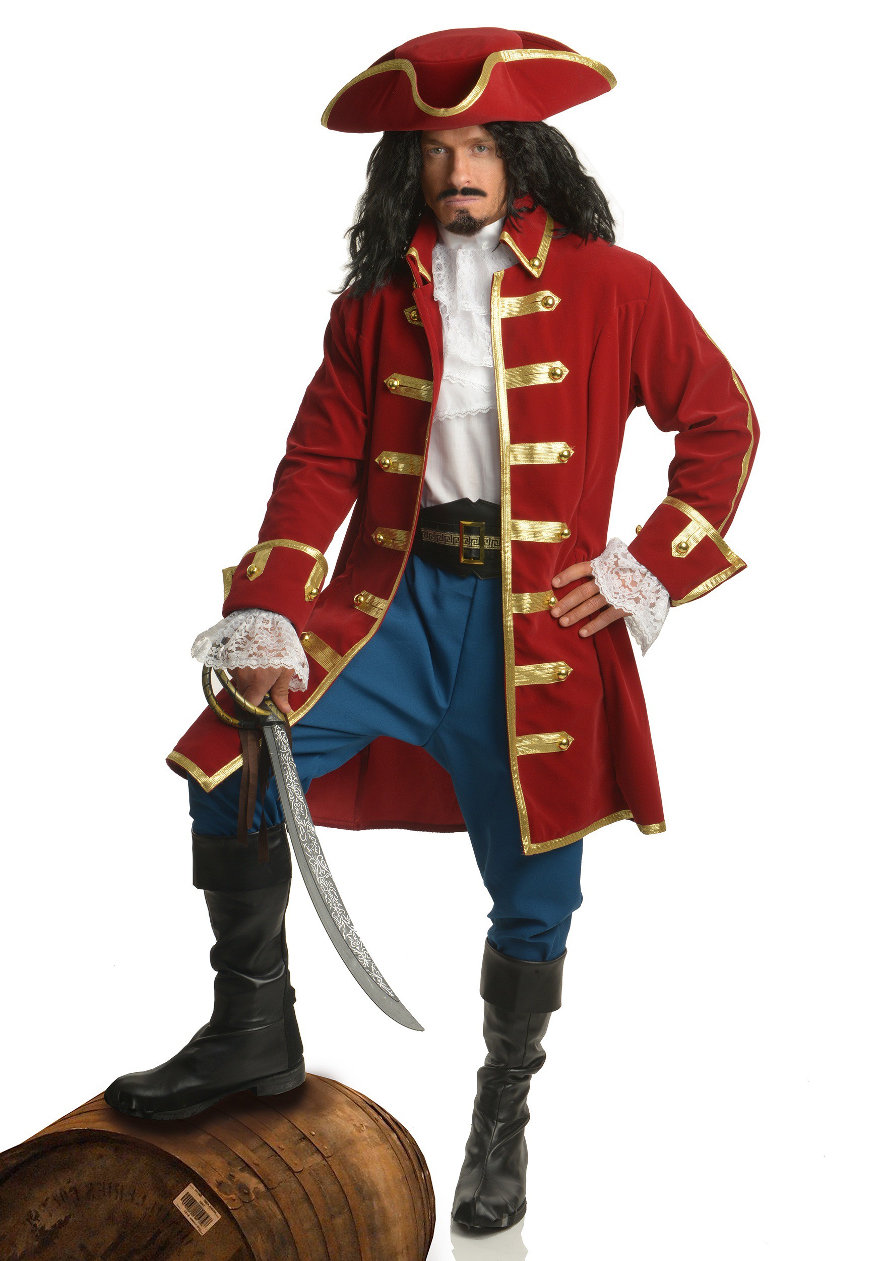 Men's Rum Pirate Fancy Dress Costume