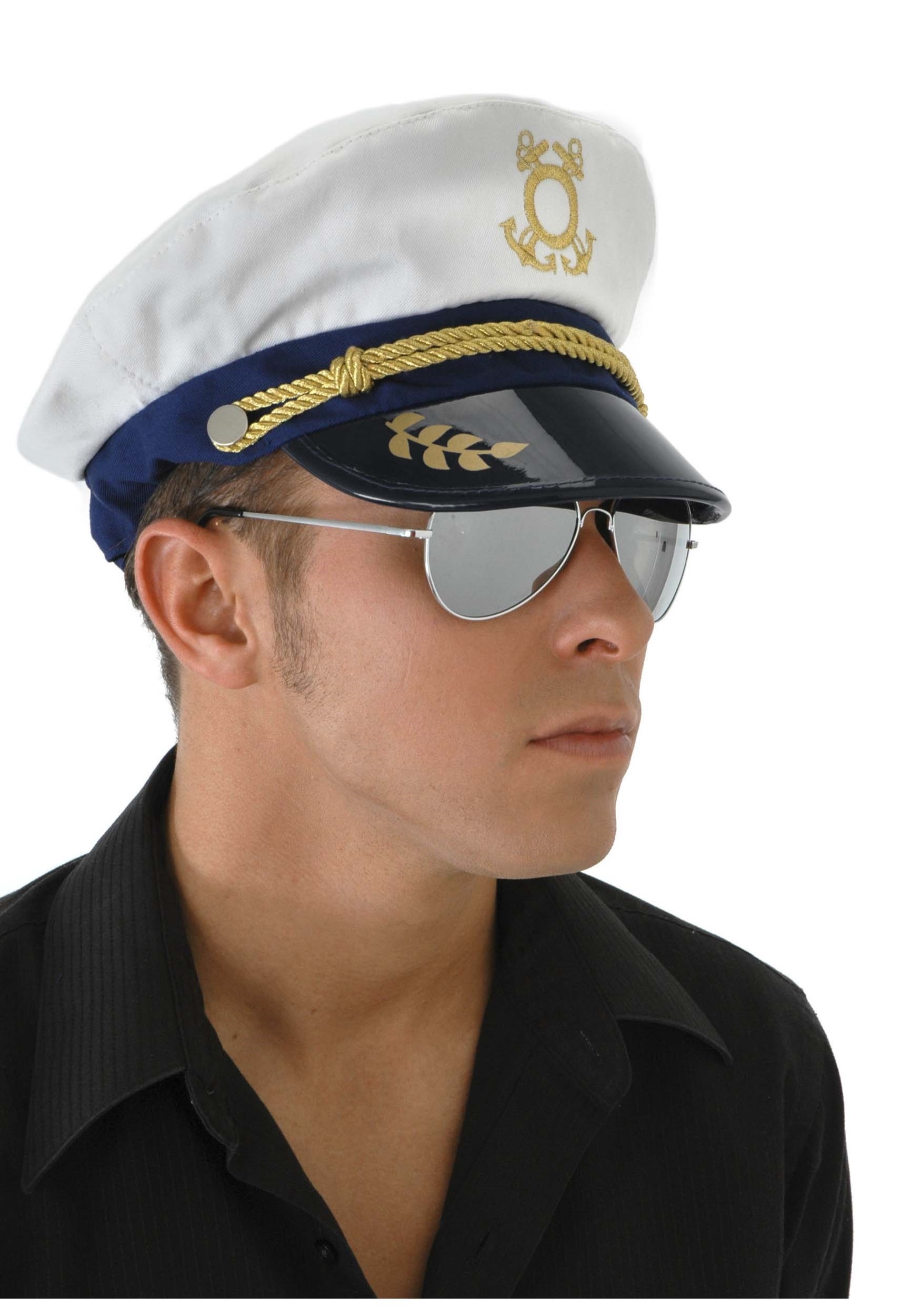 Sailor Captain Men's Fancy Dress Costume Hat