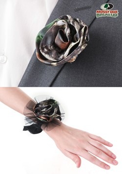 Mossy Oak Boutonniere and Corsage