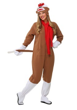 Adult Sock Monkey Costume