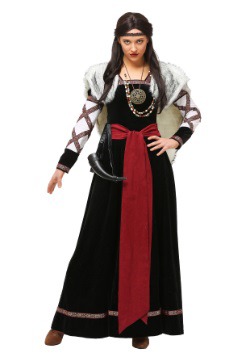 Women's Plus Size Dark Viking Dress
