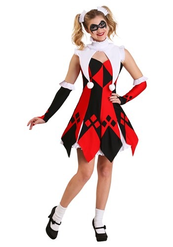 Cute Court Jester Plus Size Women's Costume