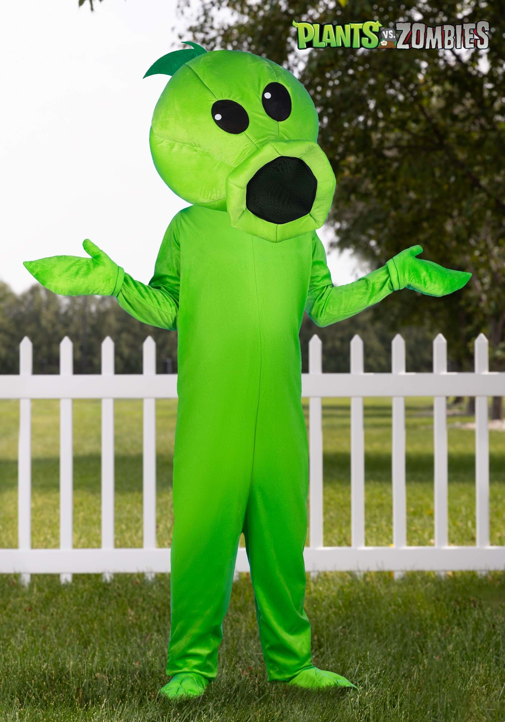 Plants Vs Zombies Peashooter Costume for Adults