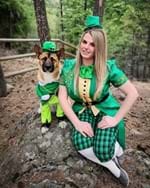Women's Charming Leprechaun Costume Alt 5