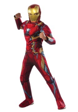 Boys Civil War Iron Man Deluxe Costume