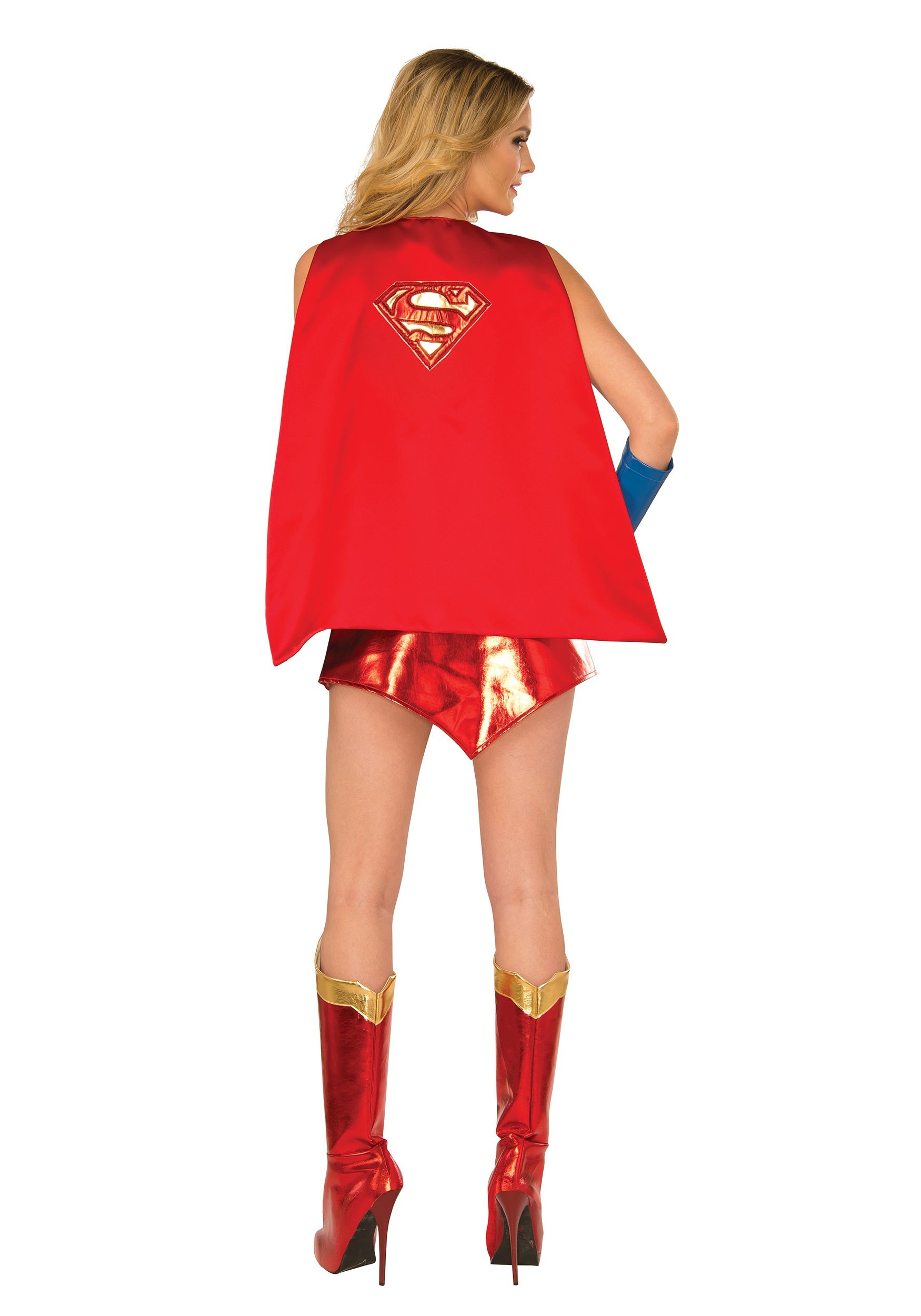 Deluxe Supergirl Fancy Dress Costume Cape , DC Comics Accessories