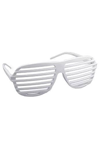 White 80s Glasses