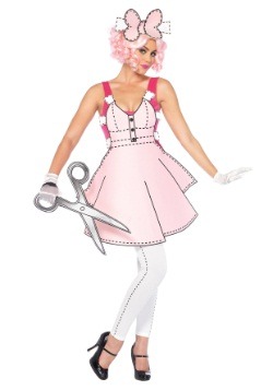 Women's Pretty Paper Doll Costume