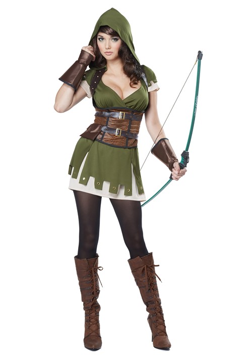 Womens Miss Robin Hood Costume Main 1