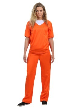 Women's Orange Prisoner Costume