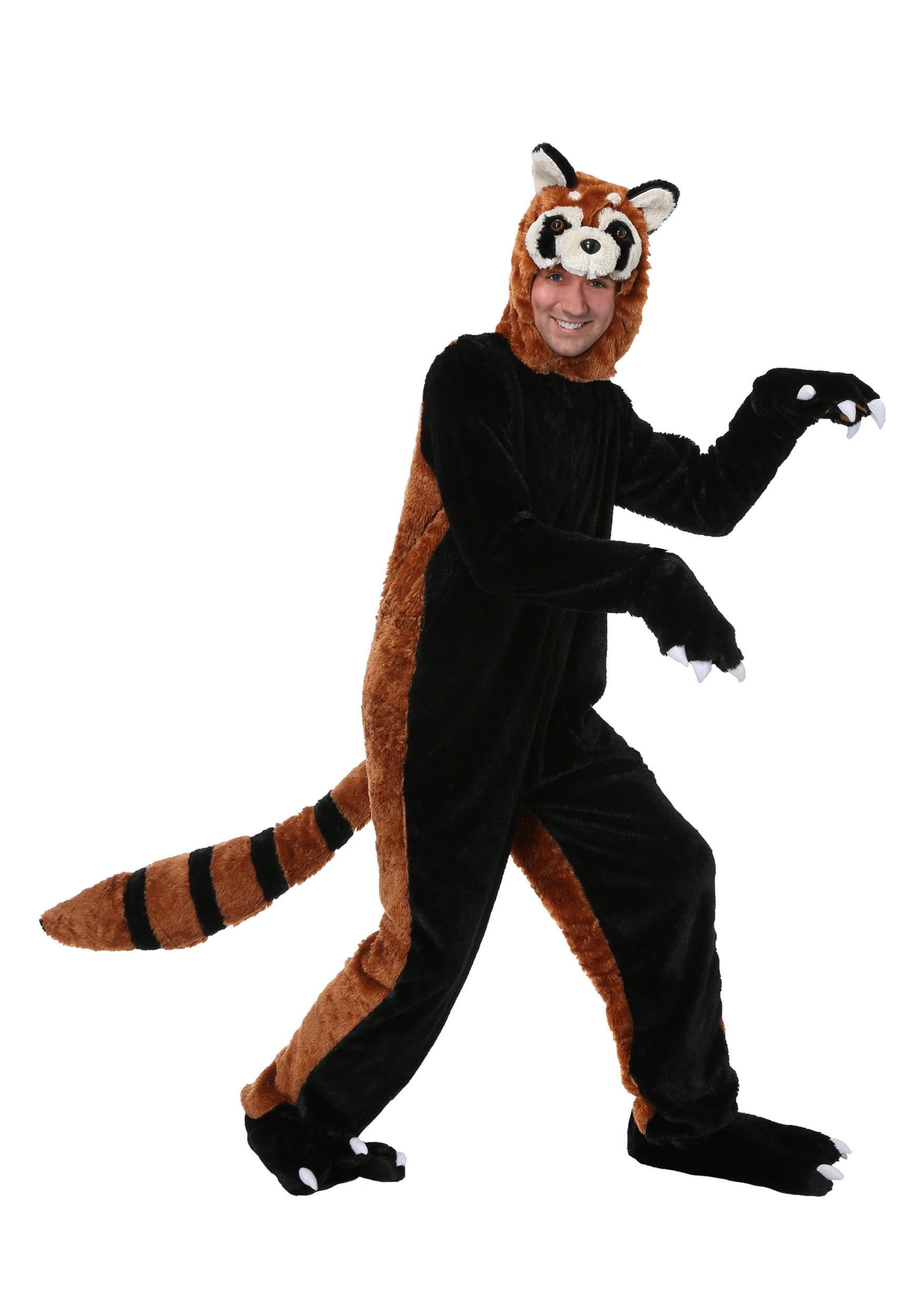 Red Panda Fancy Dress Costume For Adults