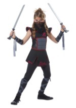 Girls Black Ninja Costume