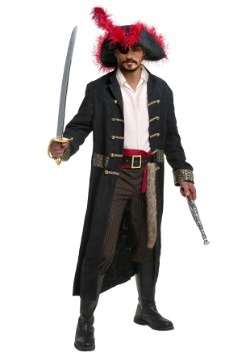 Shipwreck Captain Mens Plus Size Costume