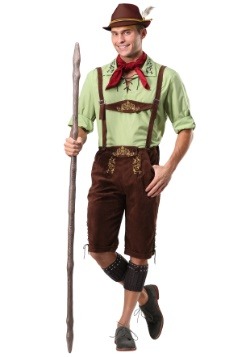 Men's Alpine Lederhosen Costume