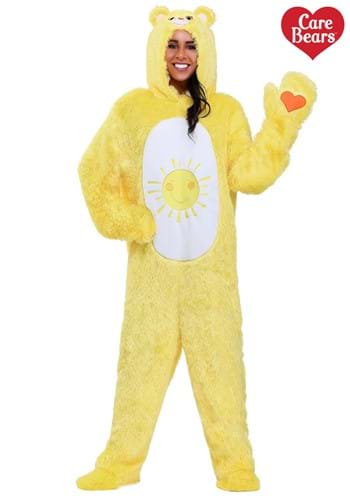 Adult Care Bears Retro Funshine Bear Costume