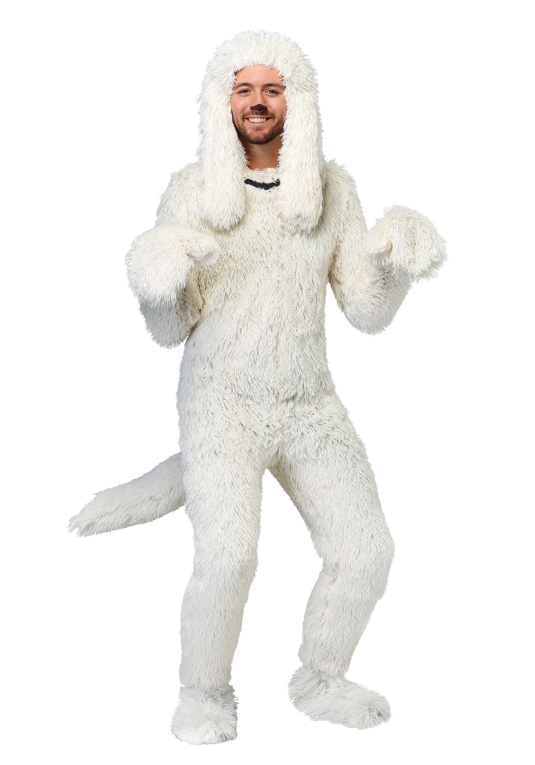 Shaggy Sheep Dog Fancy Dress Costume For Adults