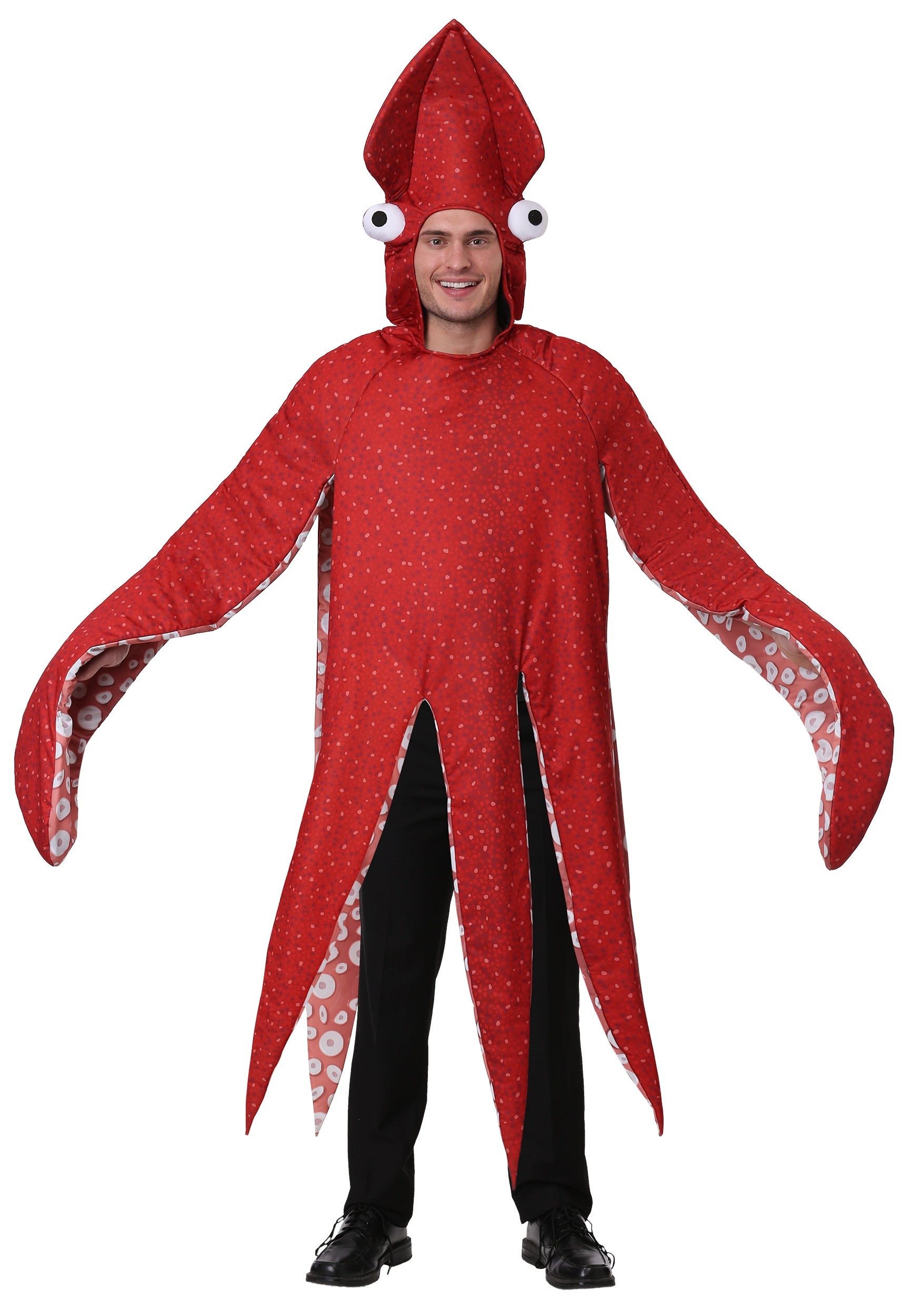 Adult Squid Fancy Dress Costume