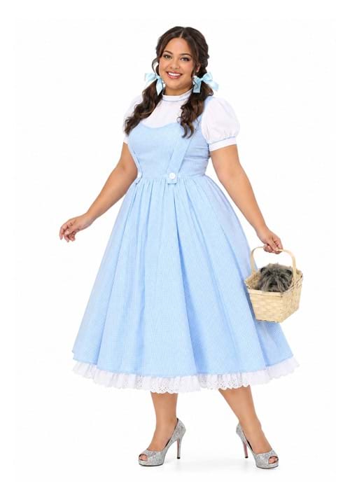 Plus Size Deluxe Kansas Girl Costume for Women upd