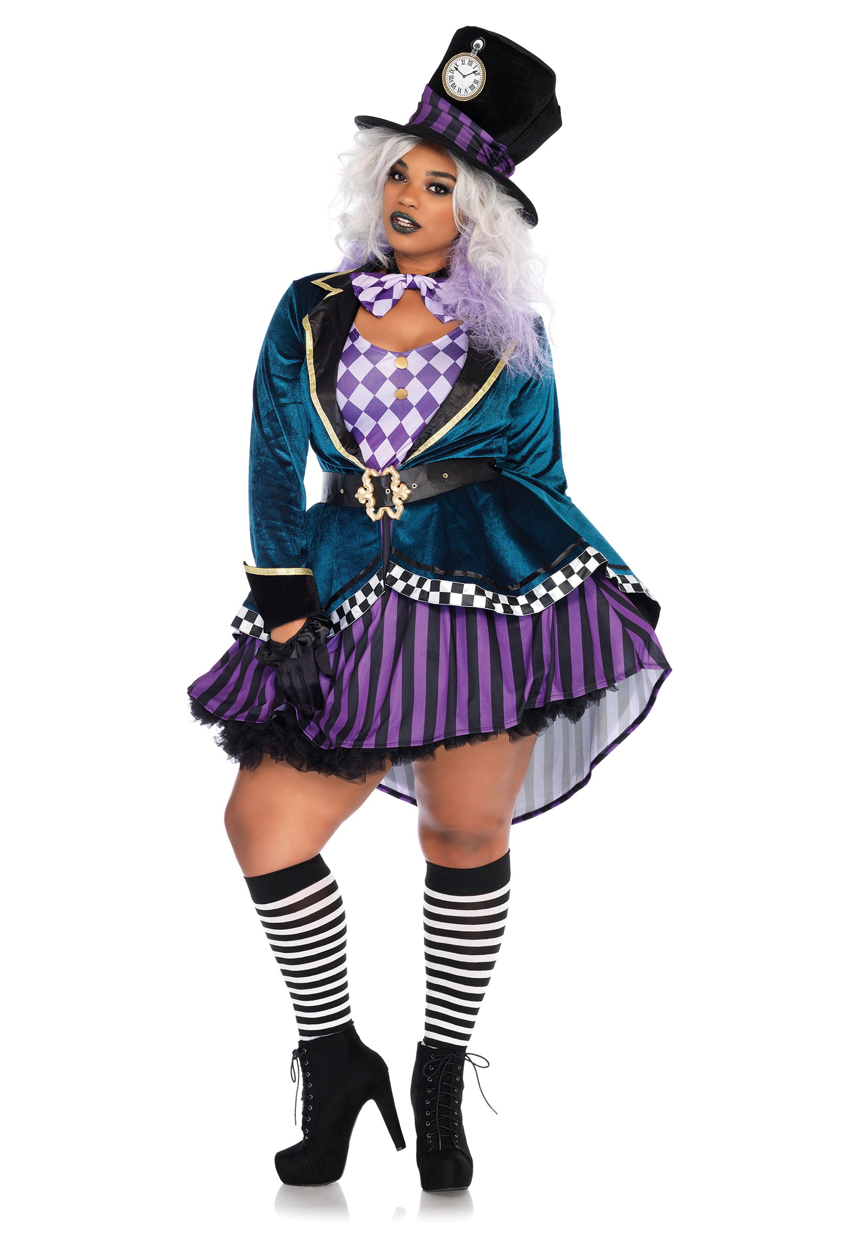 Leg Avenue Delightful Hatter Women s Halloween Fancy-Dress Costume for ...