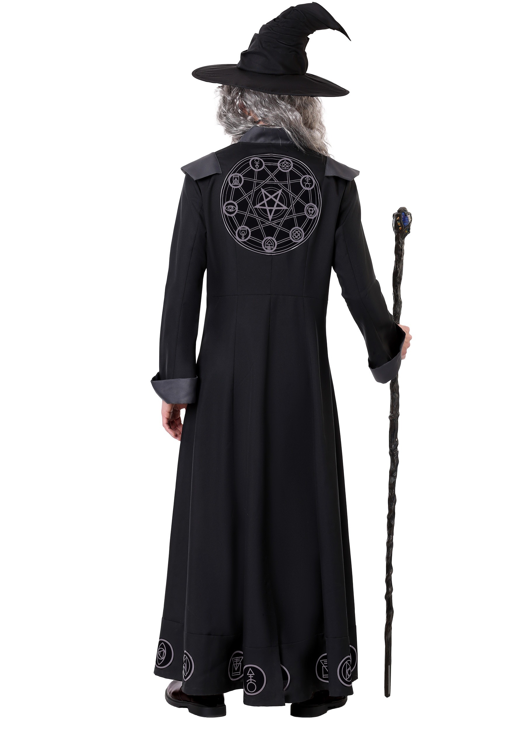 Men's Warlock Fancy Dress Costume