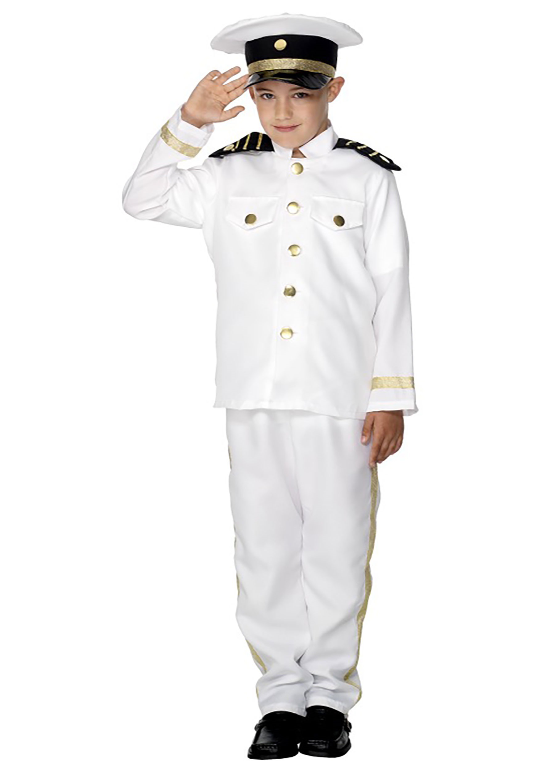 Kids Captain Fancy Dress Costume