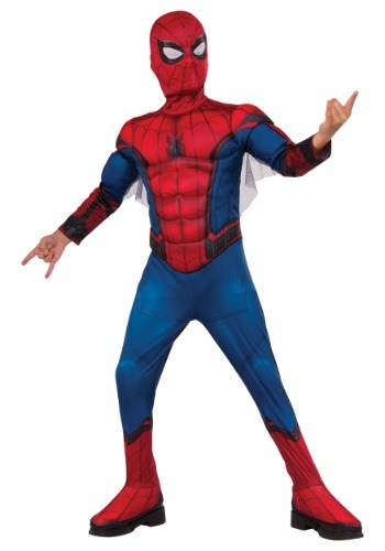 Boys Deluxe Spiderman Costume
