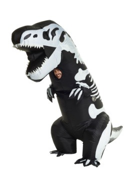 Inflatable Skeleton T-Rex Adult Costume