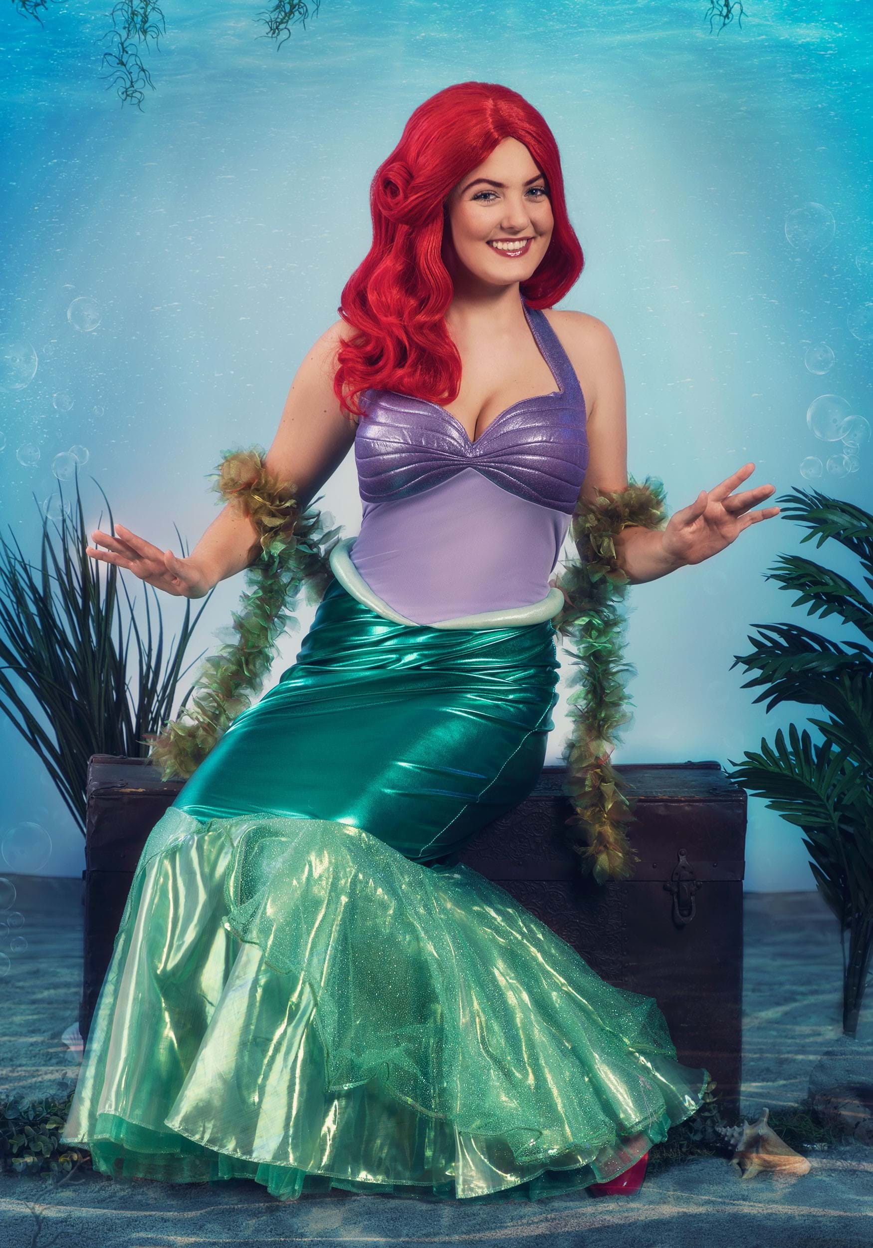 Little Mermaid Ariel Deluxe Fancy Dress Costume For Women