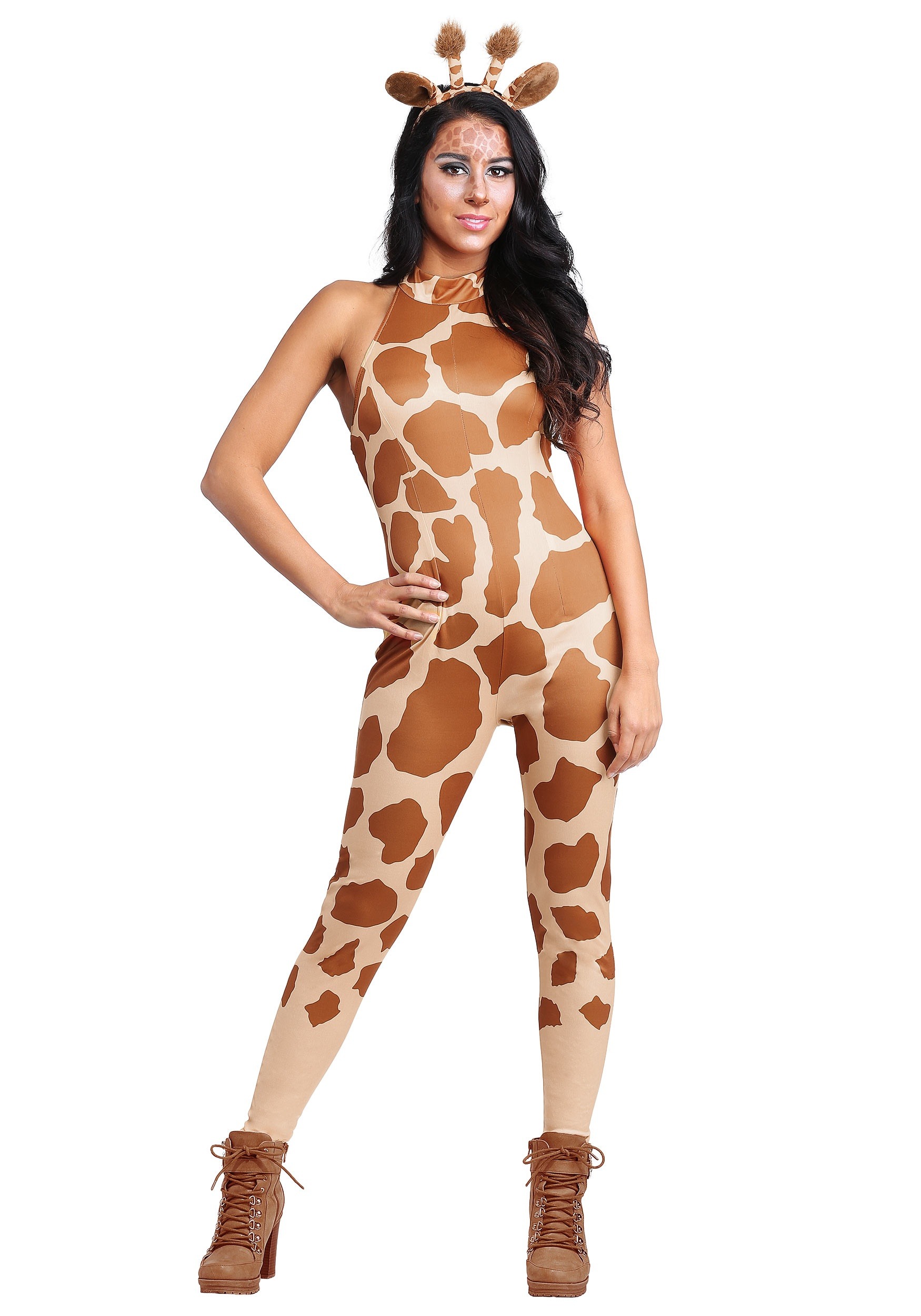 Sexy Giraffe Fancy Dress Costume For Women