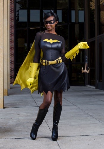 Costume di Halloween donna pipistrello Bat Girl o Batwoman in vinile