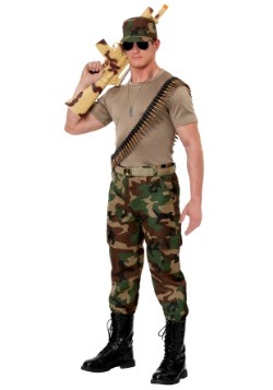 Men/'s Action Hero Army Camo Bandeau /& bracelets Camouflage Déguisement Soldat