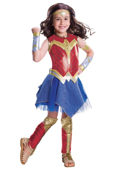 Justice League Deluxe Wonder Woman Girls Costume