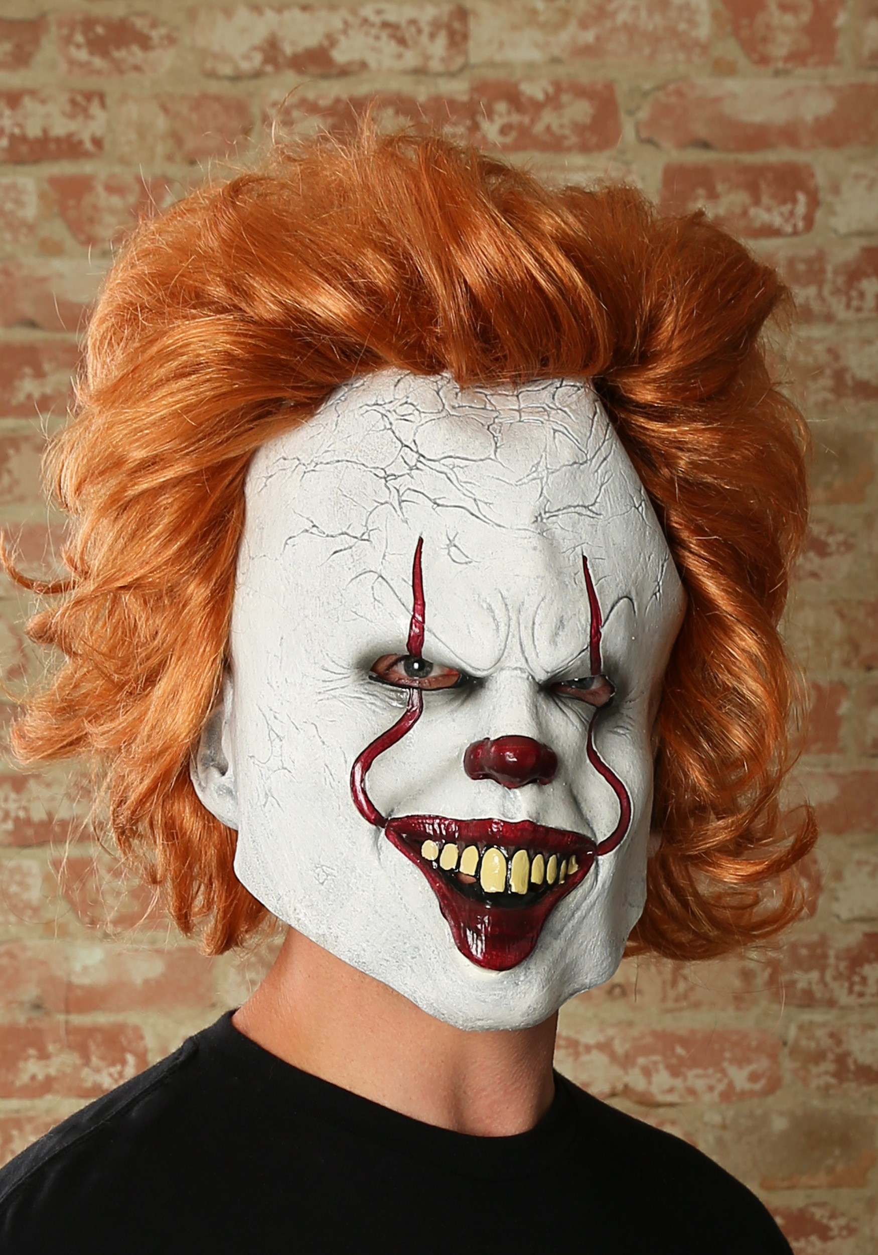 IT Movie Pennywise Deluxe Mask for Adults
