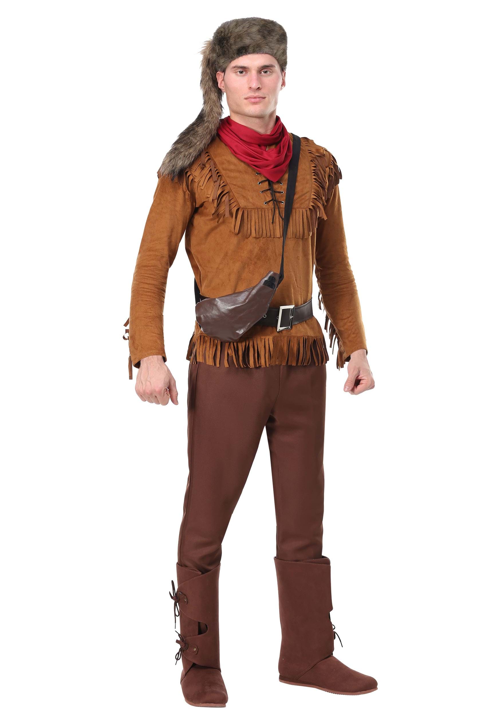 Davy Crockett Fancy Dress Costume For Men