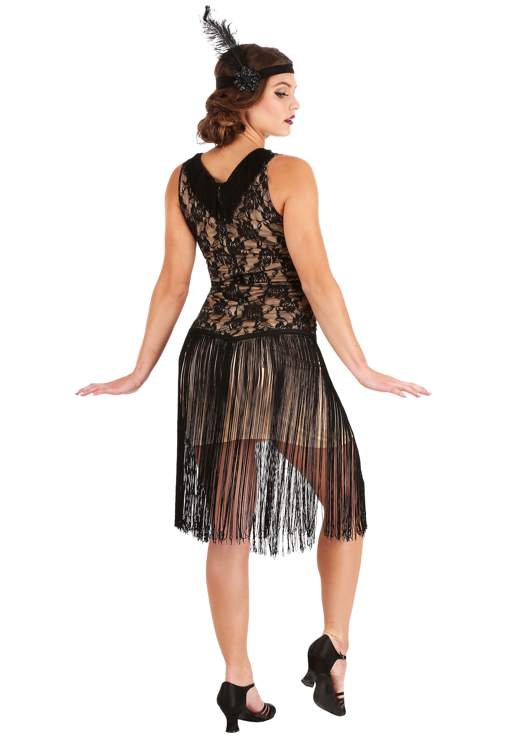 Plus Size Speakeasy Flapper Fancy Dress Costume For Women 1X 2X