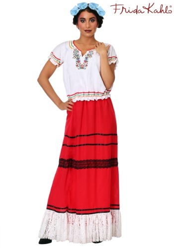 Women's Plus Red Frida Kahlo Costume