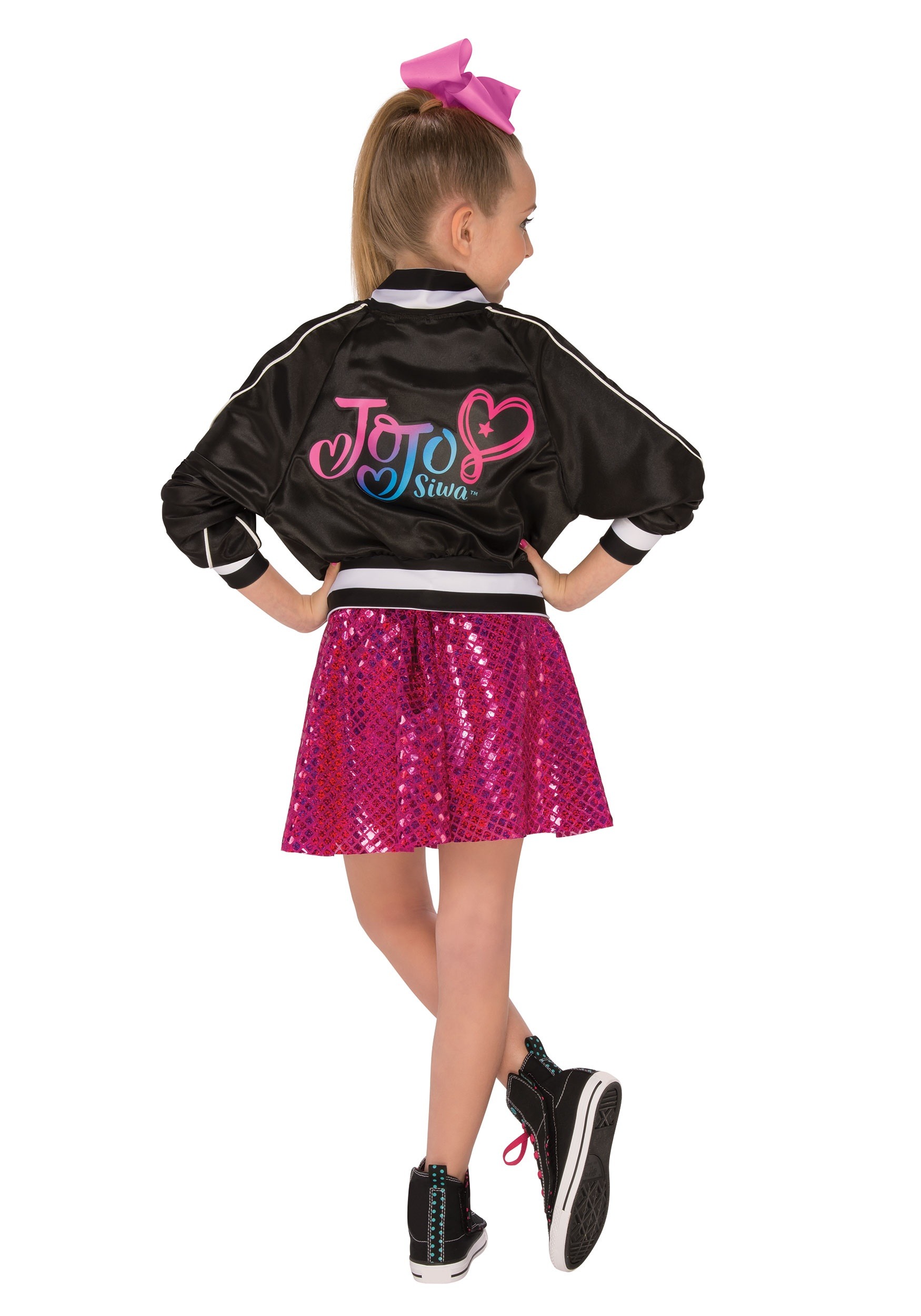 Jojo Siwa Jacket Fancy Dress Costume For Kids