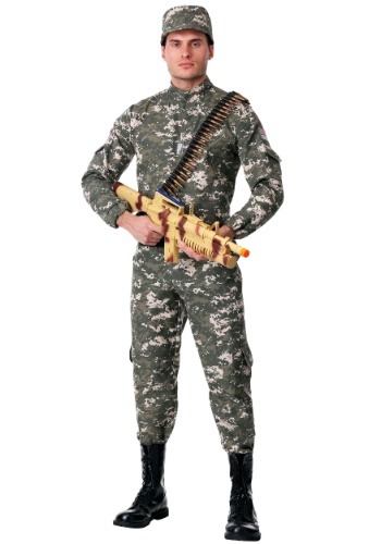 Female Khaki Camo Costume