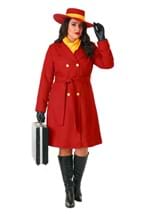 Women's Plus Carmen Sandiego Costume Alt 2