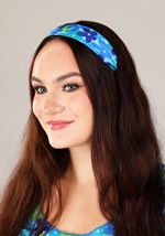 Women's 70s Wild Flower Dress Costume Alt 4